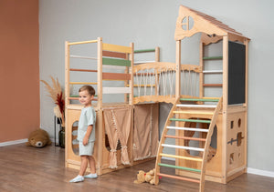 Indoor play taken to a next level Revolutionized Indoor Home Playground by WoodandHearts
