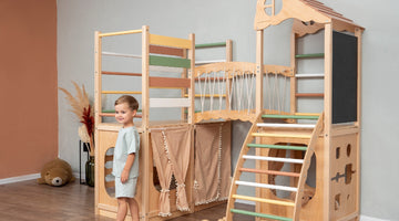Indoor play taken to a next level Revolutionized Indoor Home Playground by WoodandHearts