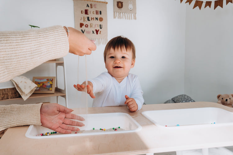 Wooden Sensory Table: Montessori-Inspired Learning