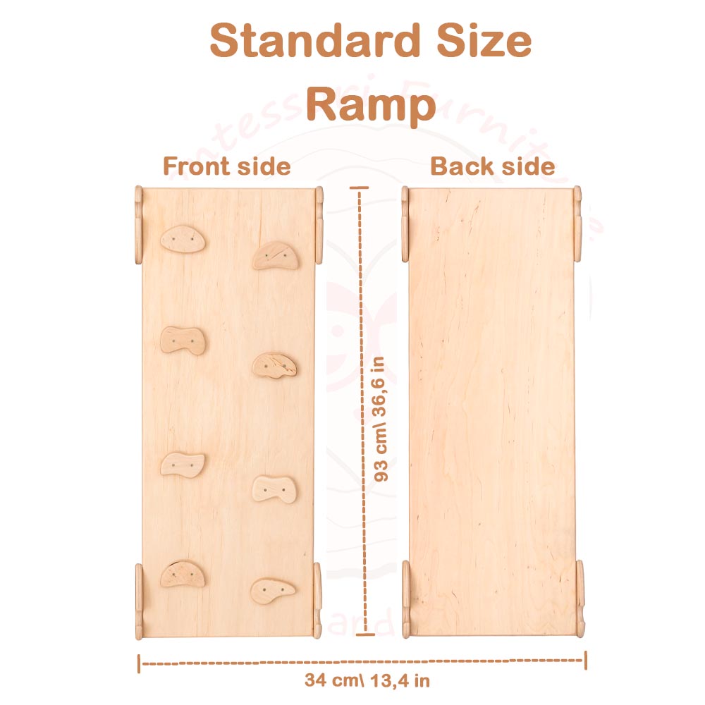 Climbing set of 1 Ramp and 1 Balance Board