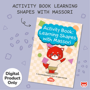 Activity Book for Toddlers: Learning Shapes with Massori