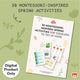 30 Montessori-Inspired Spring Activities for Preschoolers to Try at Home