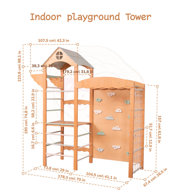 Kids Indoor Playground Tower