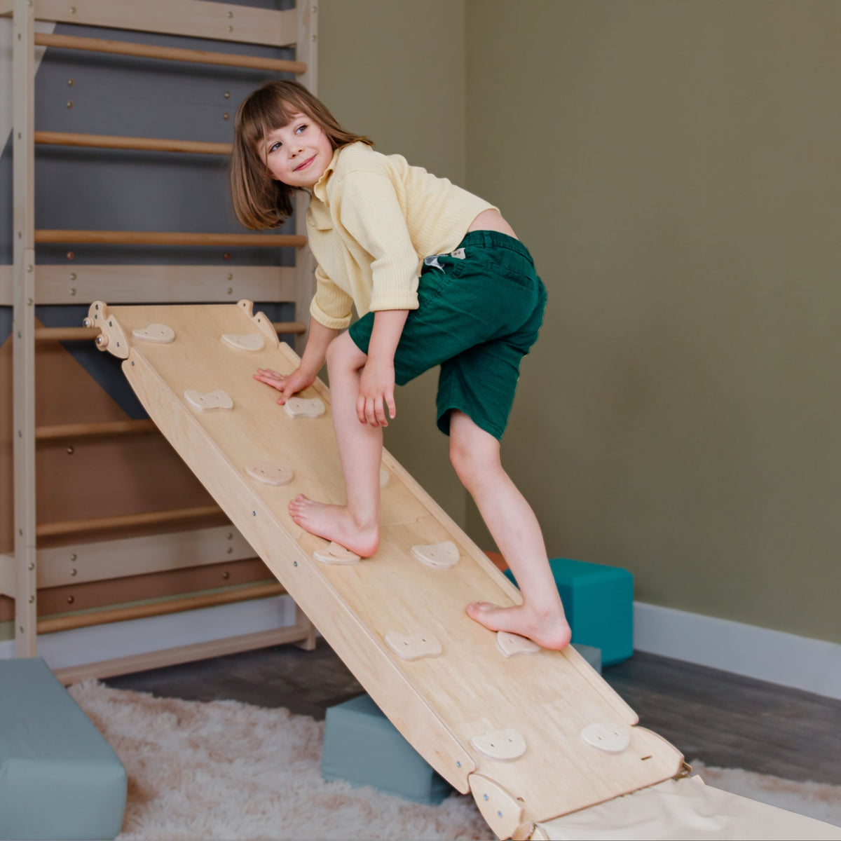 Fun Ladder Playground Ladder and Mat: Accessories for Active Fun – woodandhearts