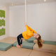 Ceiling Mounted Rope Swing with Wooden Disc Platform