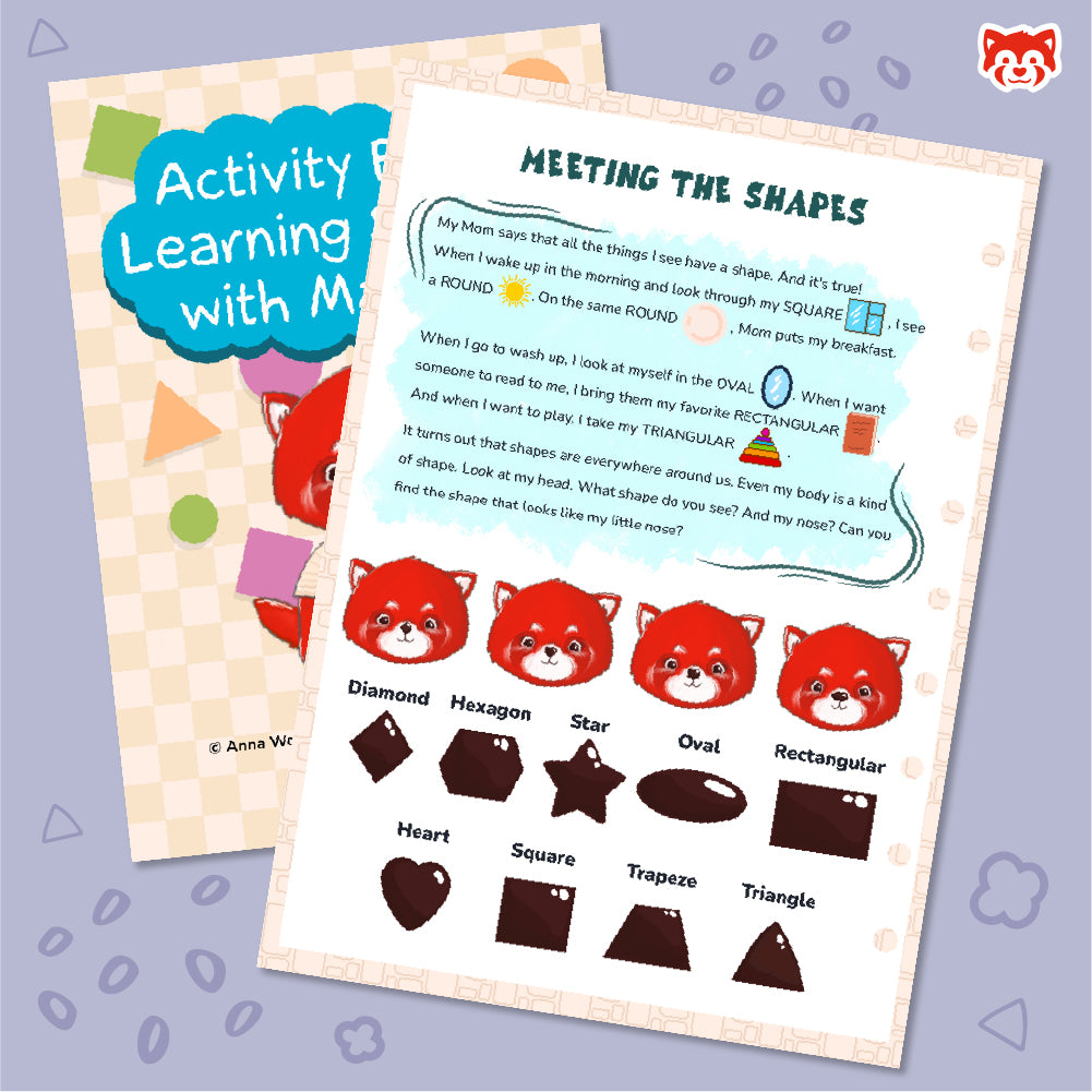 Activity Book for Toddlers: Learning Shapes with Massori