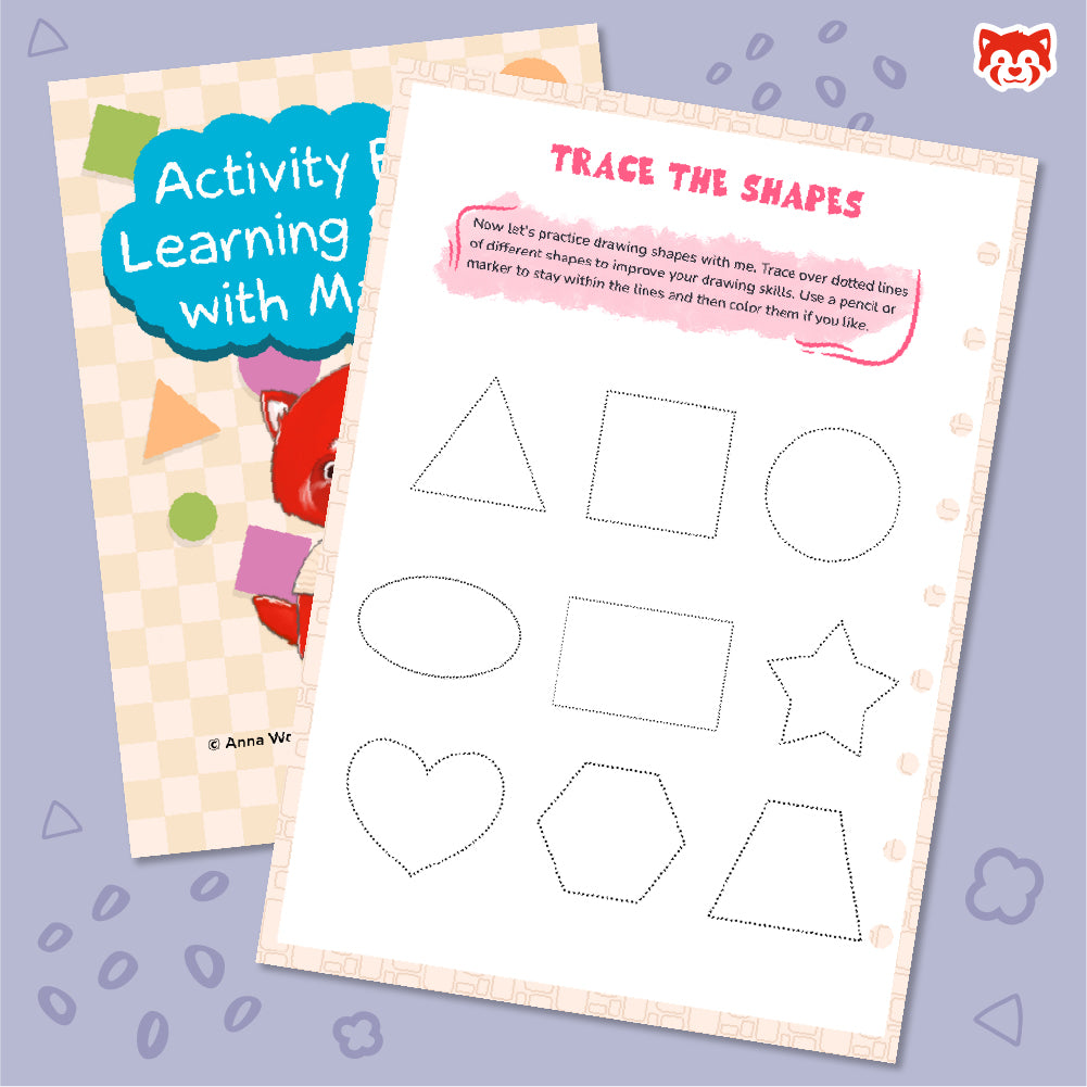 Activity Book for Toddlers: Learning Shapes with Massori