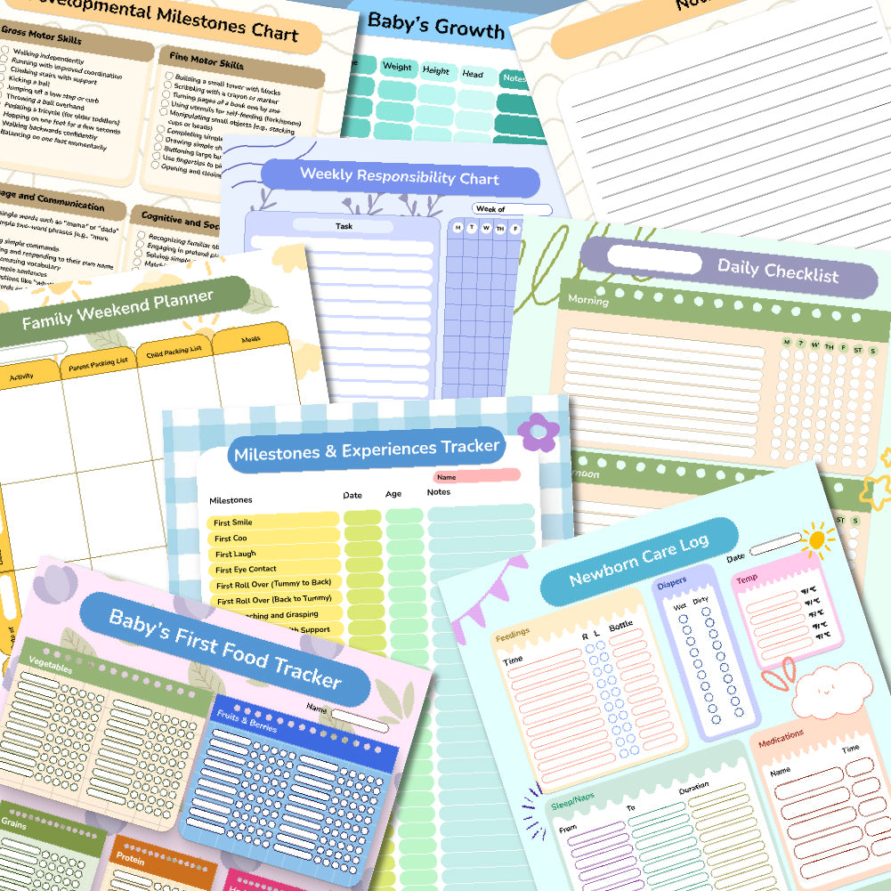 Planners for Moms and Kids