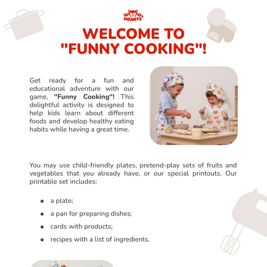 Card Game "Funny Cooking"
