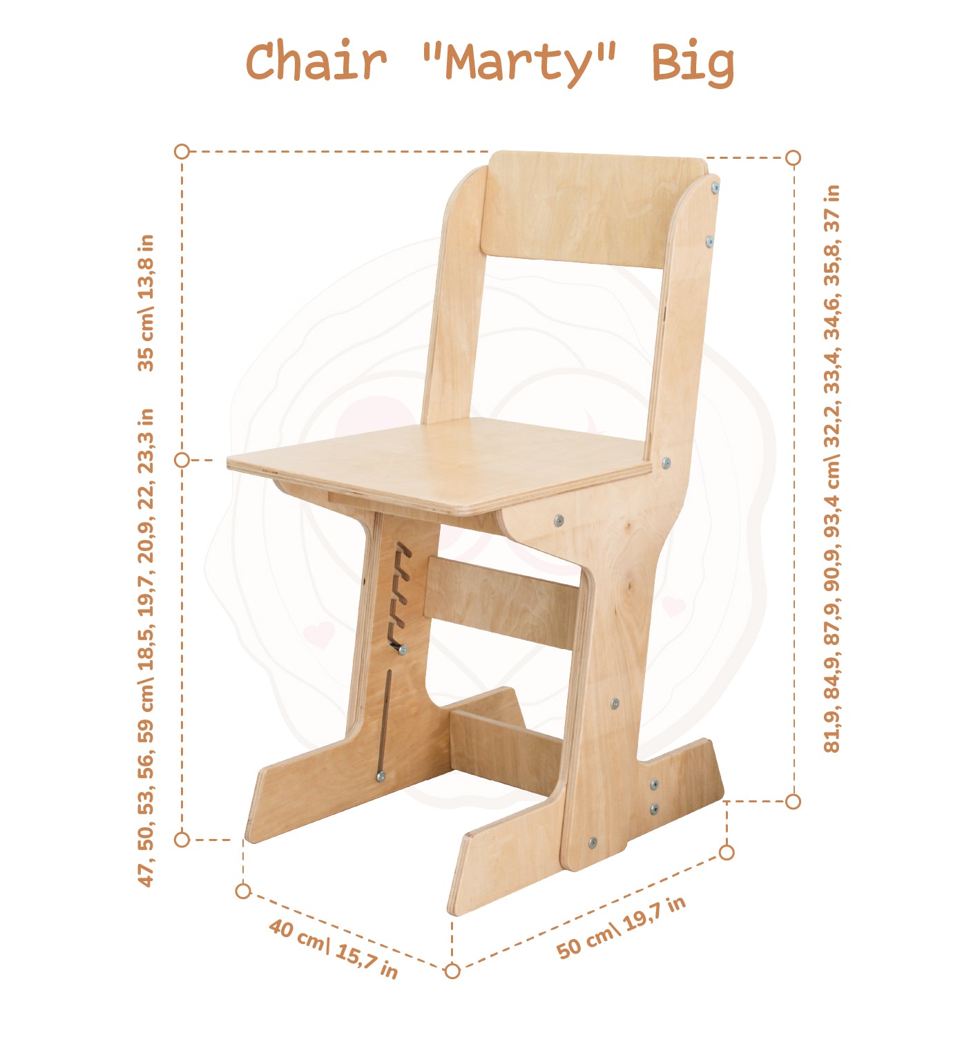 Kids Adjustable Chair