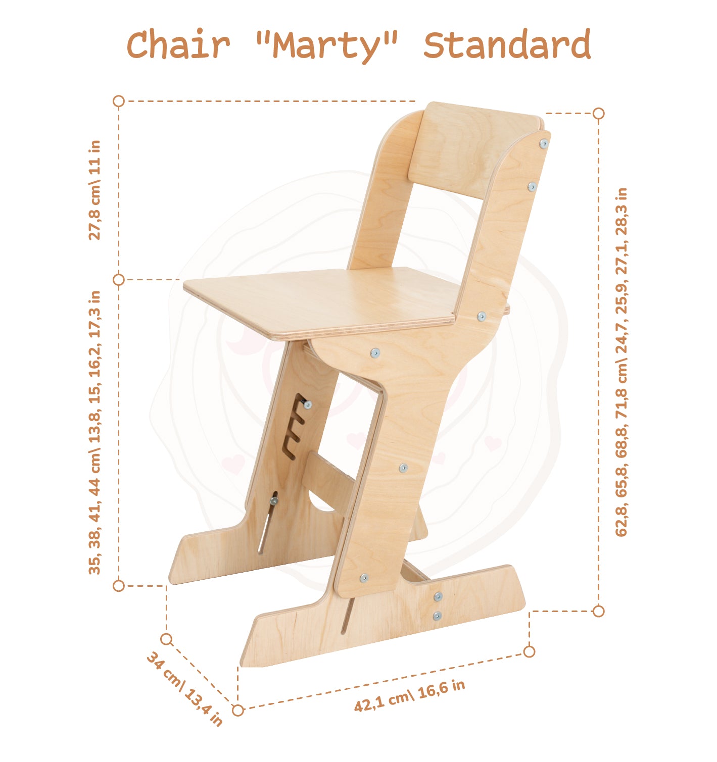 Kids Adjustable Chair