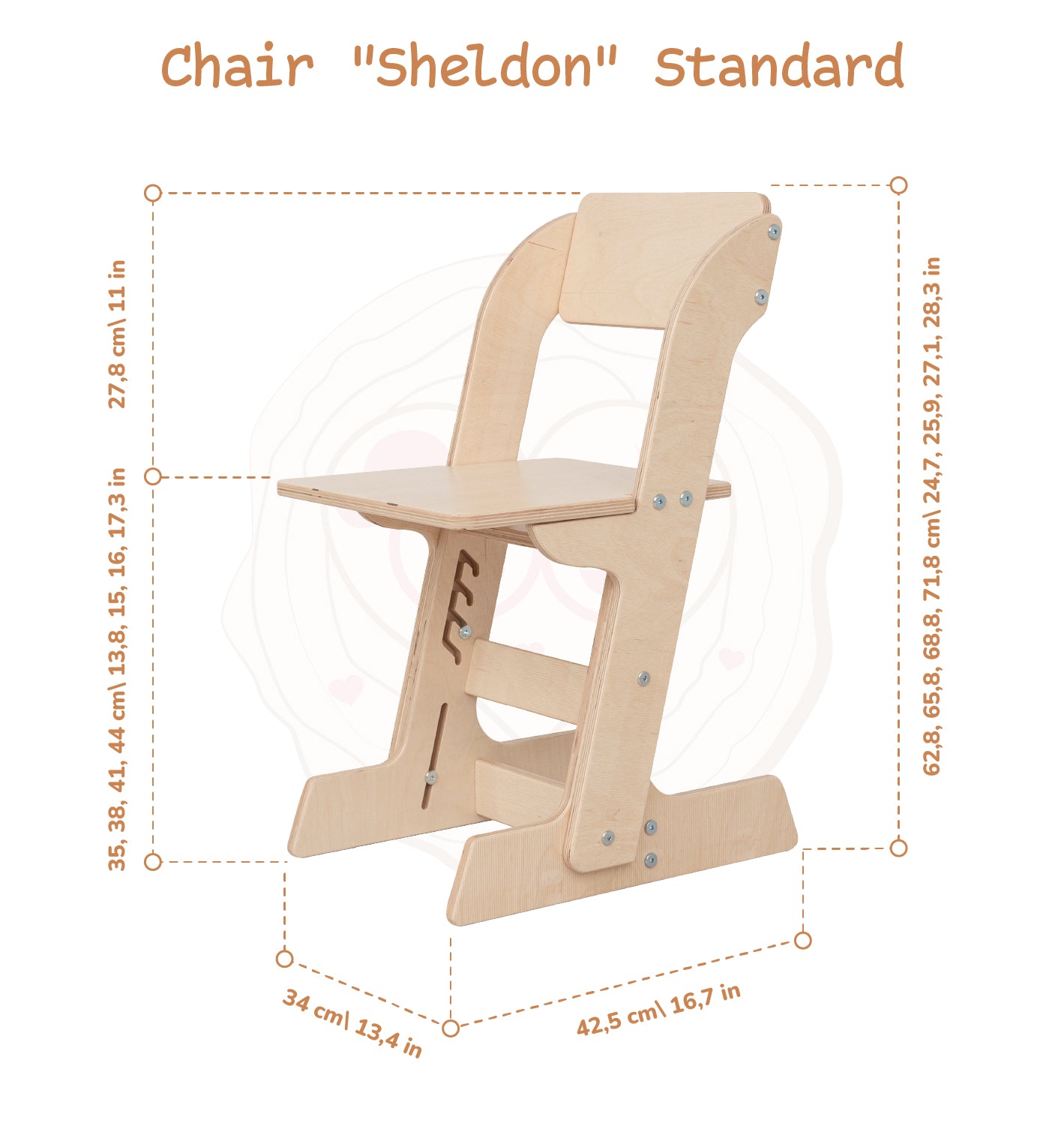 Kids Adjustable Chair