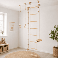 Kids Climbing Ropes