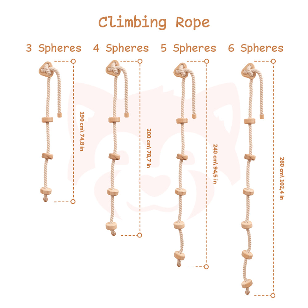 Kids Climbing Rope