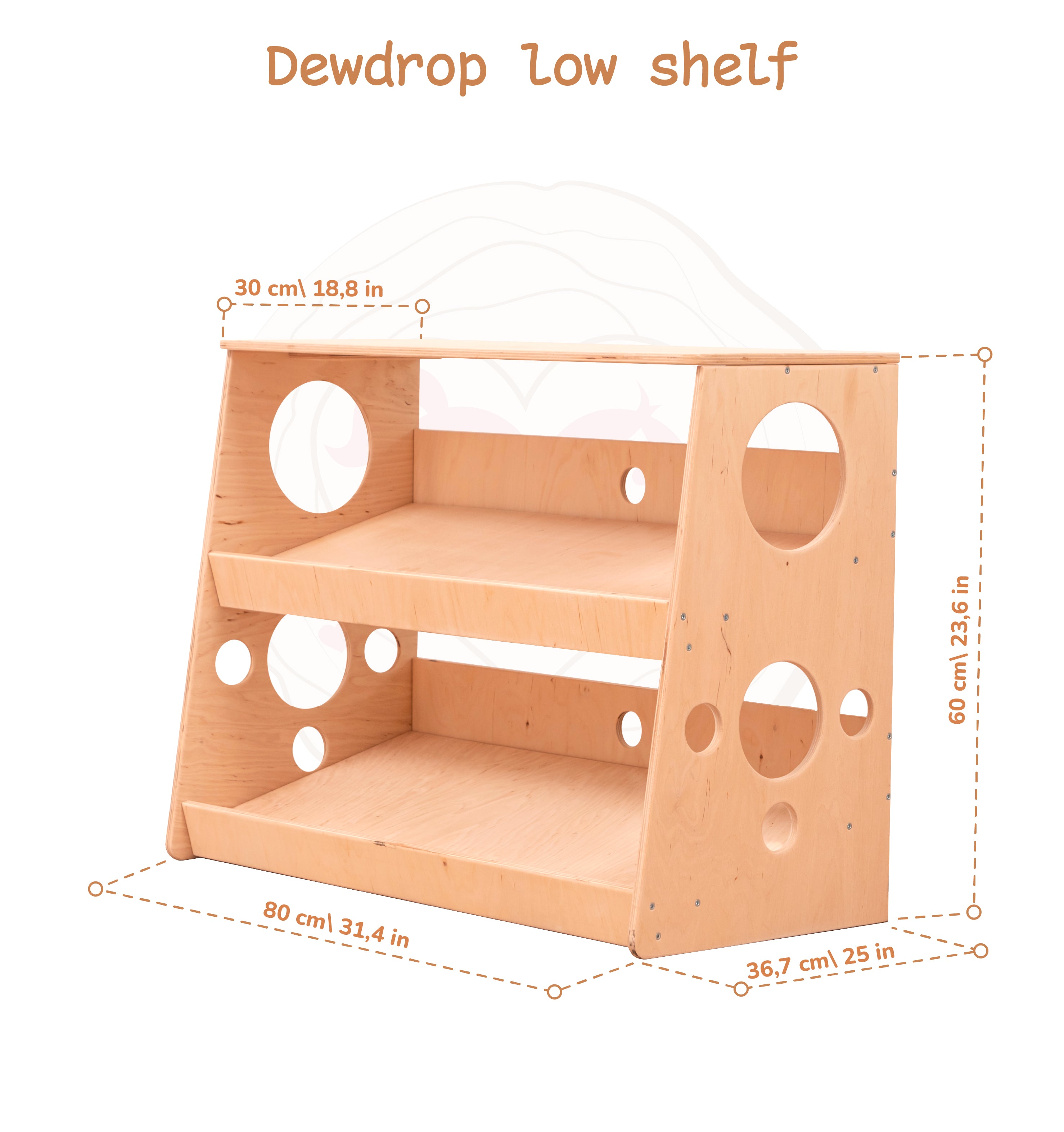 Wooden Shelf for Toys