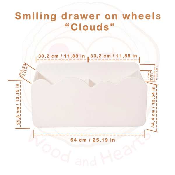 Montessori Storage Box "Clouds"