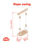 Wooden Rope Swing