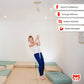 Ceiling Mounted Rope Swing with Wooden Disc Platform