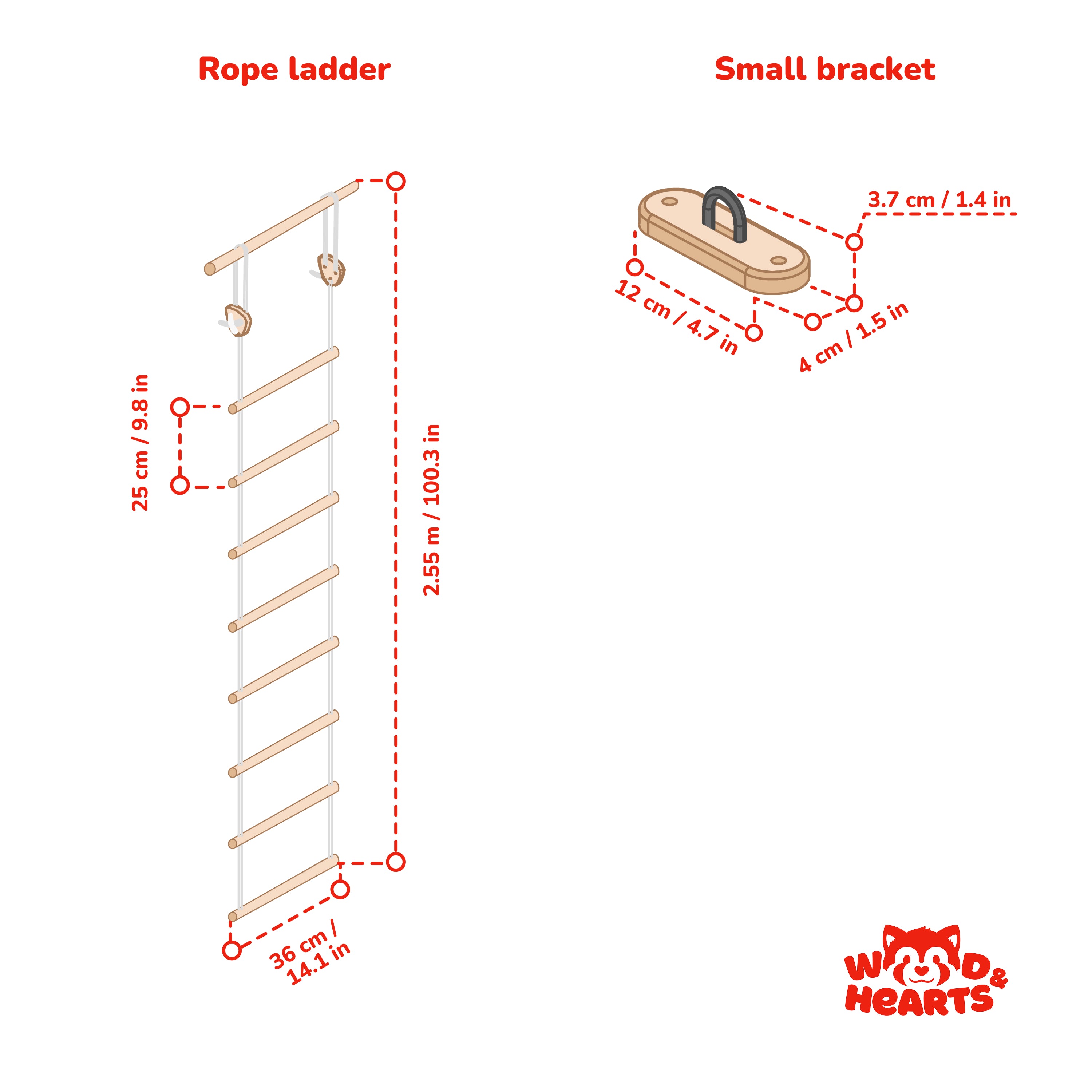 Ceiling Mounted Climbing Ladder
