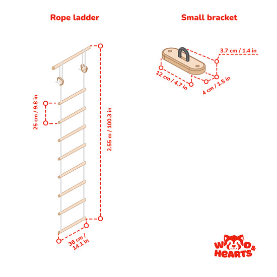 Ceiling Mounted Climbing Ladder