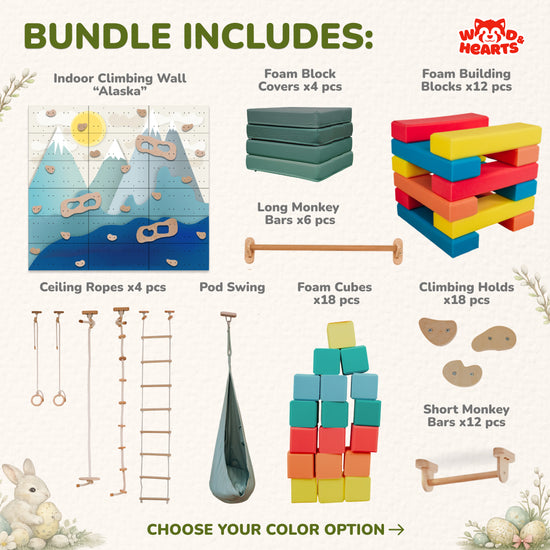 All-in-One Kids Play Paradise, 9-in-1 Playroom Bundle