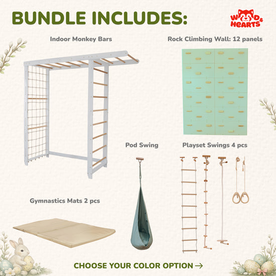 Monkey Bars Indoor Playground Bundle