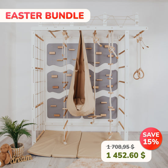 Climbing Indoor Playspace for Kids, Complete Climbing Set