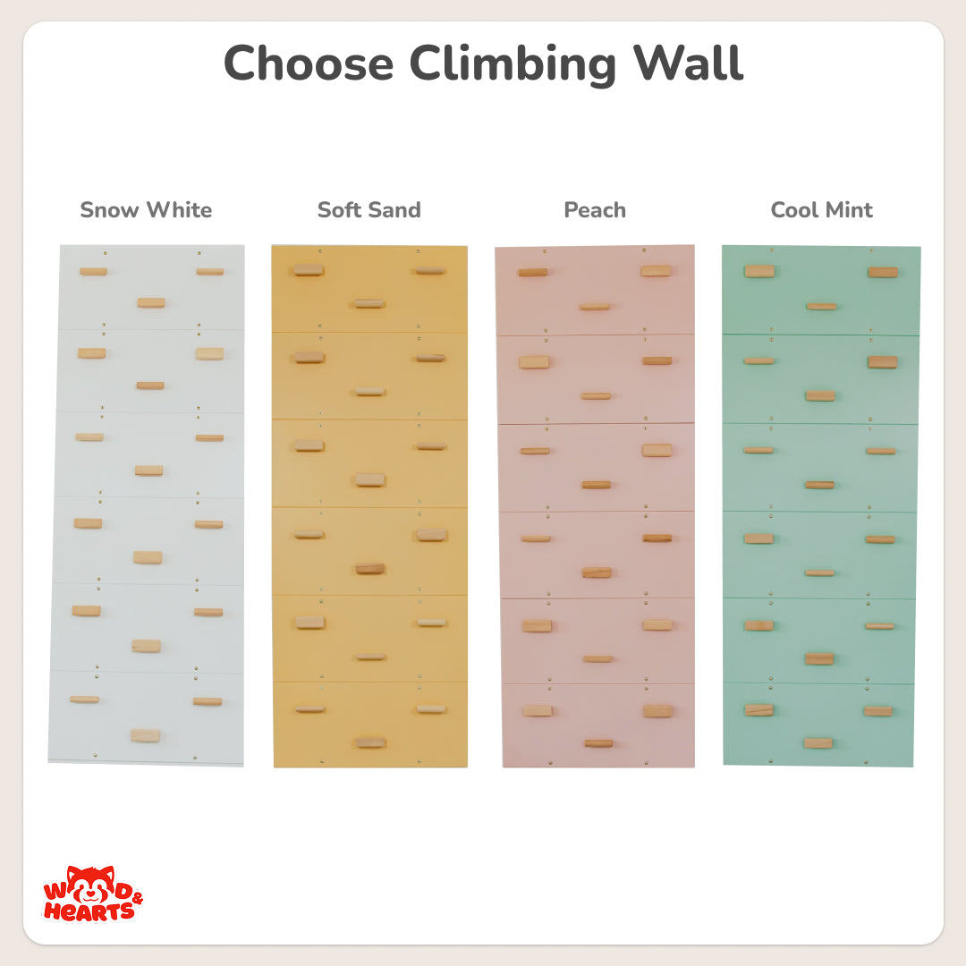 4-in-1 Swedish Wall Kit for Playroom