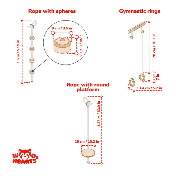 Wooden Swing Kit