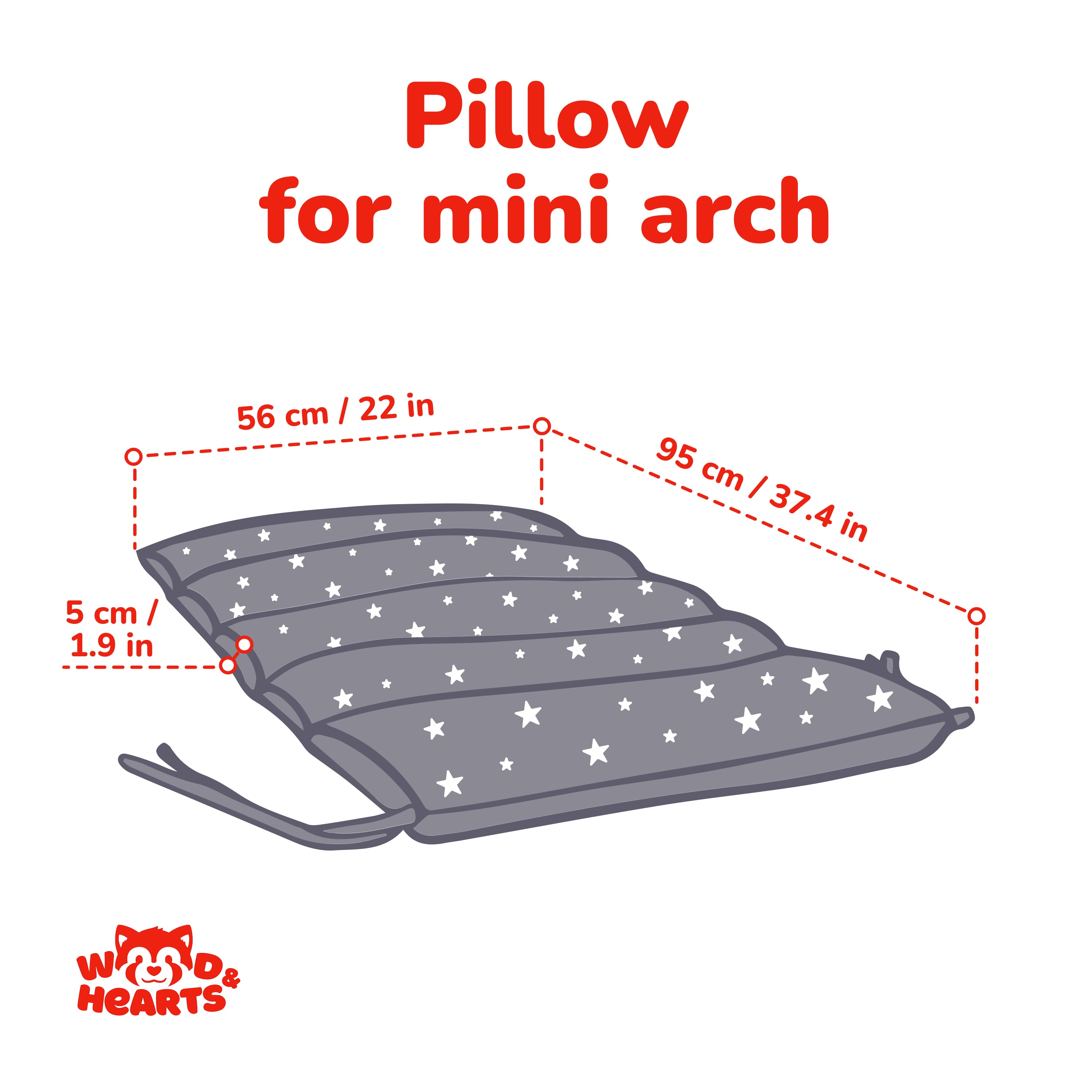 バランスボード、三角形、アーチ、スロープを備えた子供用クライミングセット