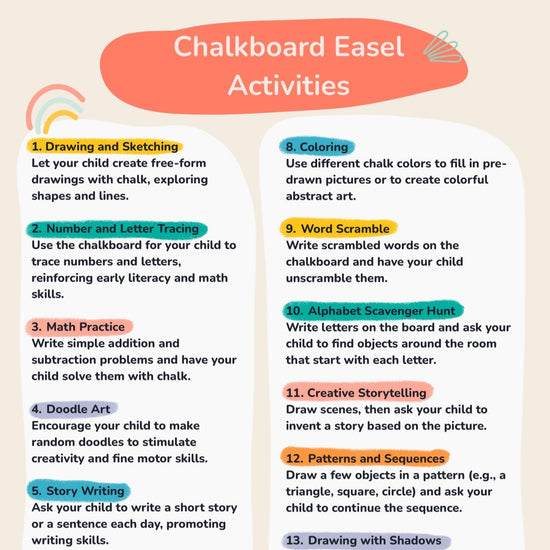 Easel Activities for Preschoolers