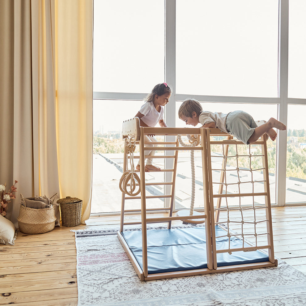 Indoor Jungle Gym for Kids - WoodandHearts