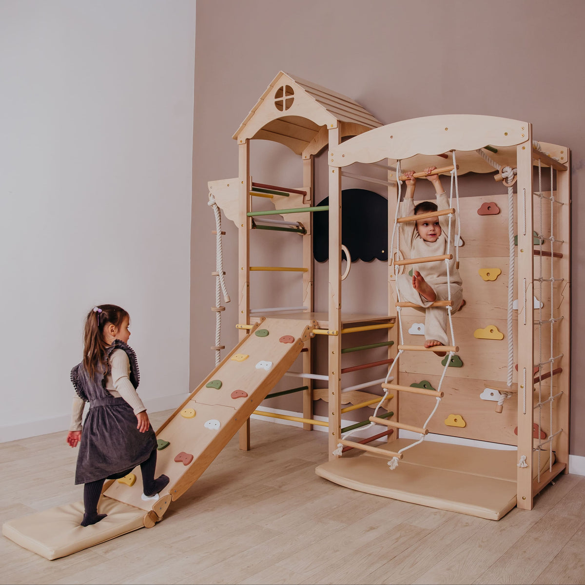 Stackable Play Ladders Playground Ladder and Mat: Accessories for Active Fun – woodandhearts