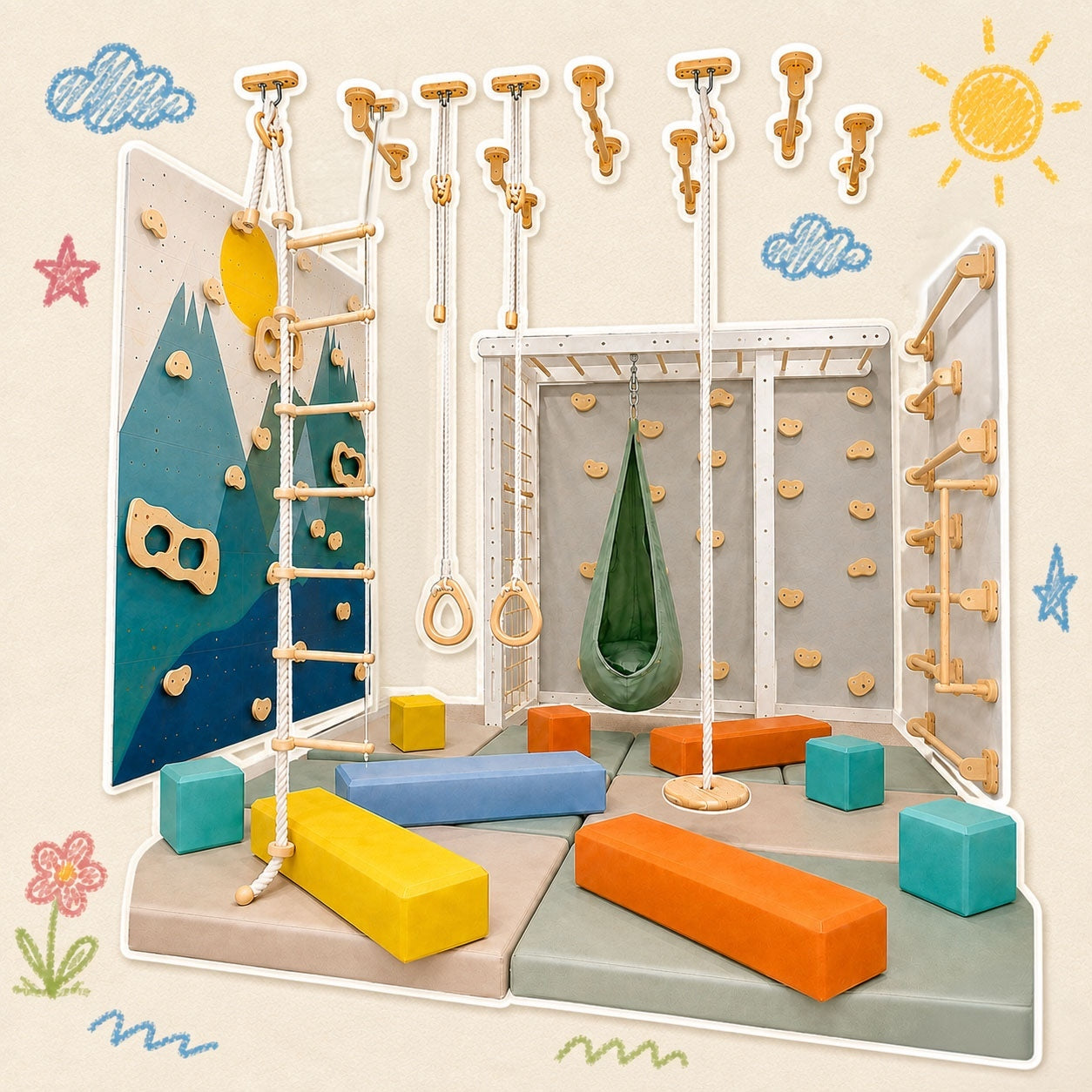 NEW Playroom Bundle, All-in-One Premium Playground Solution