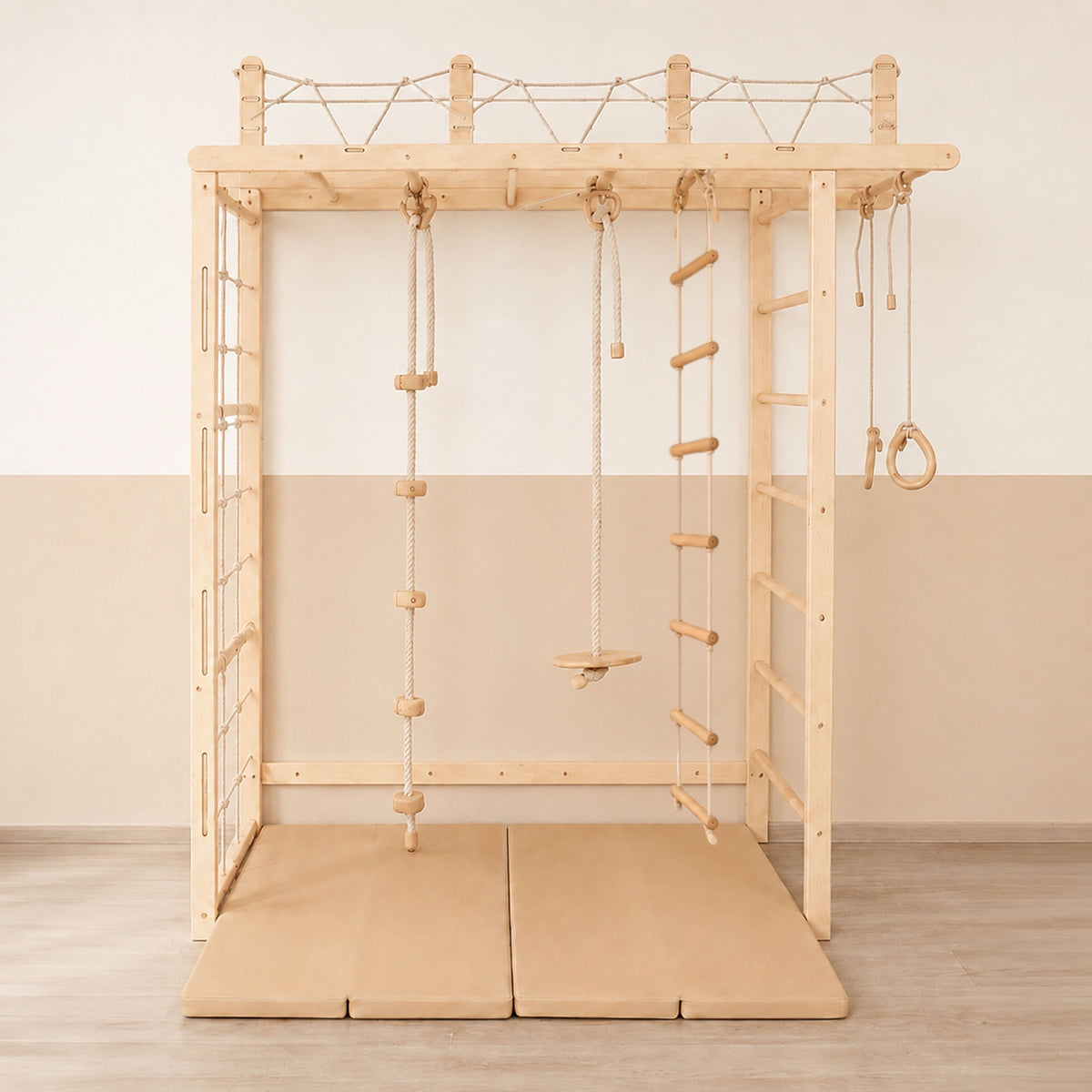 Wooden Climbing Gym