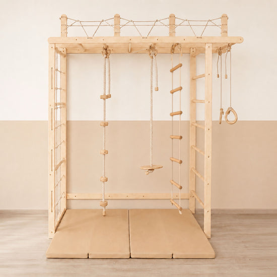 Wooden Climbing Gym