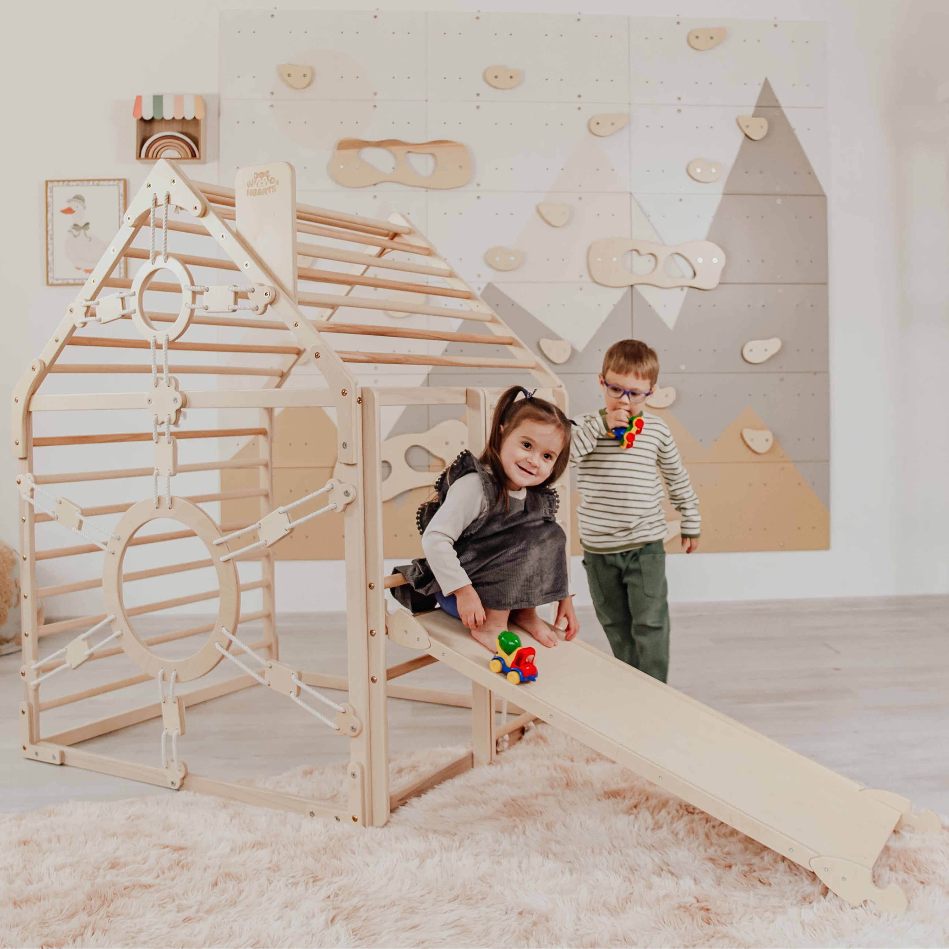 Playhouse with Slide