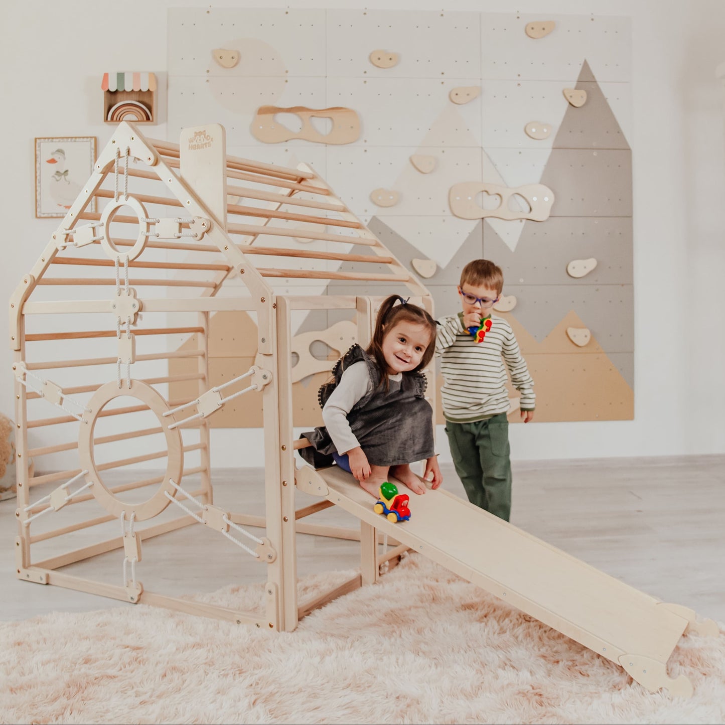 Playhouse with Slide