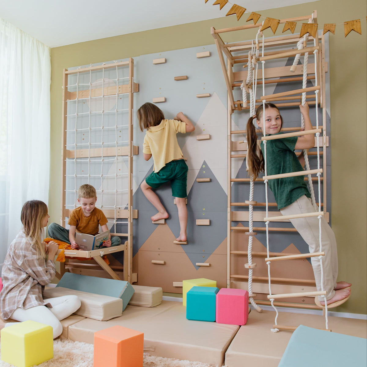 Swedish Ladder Wall Set “Mountain”