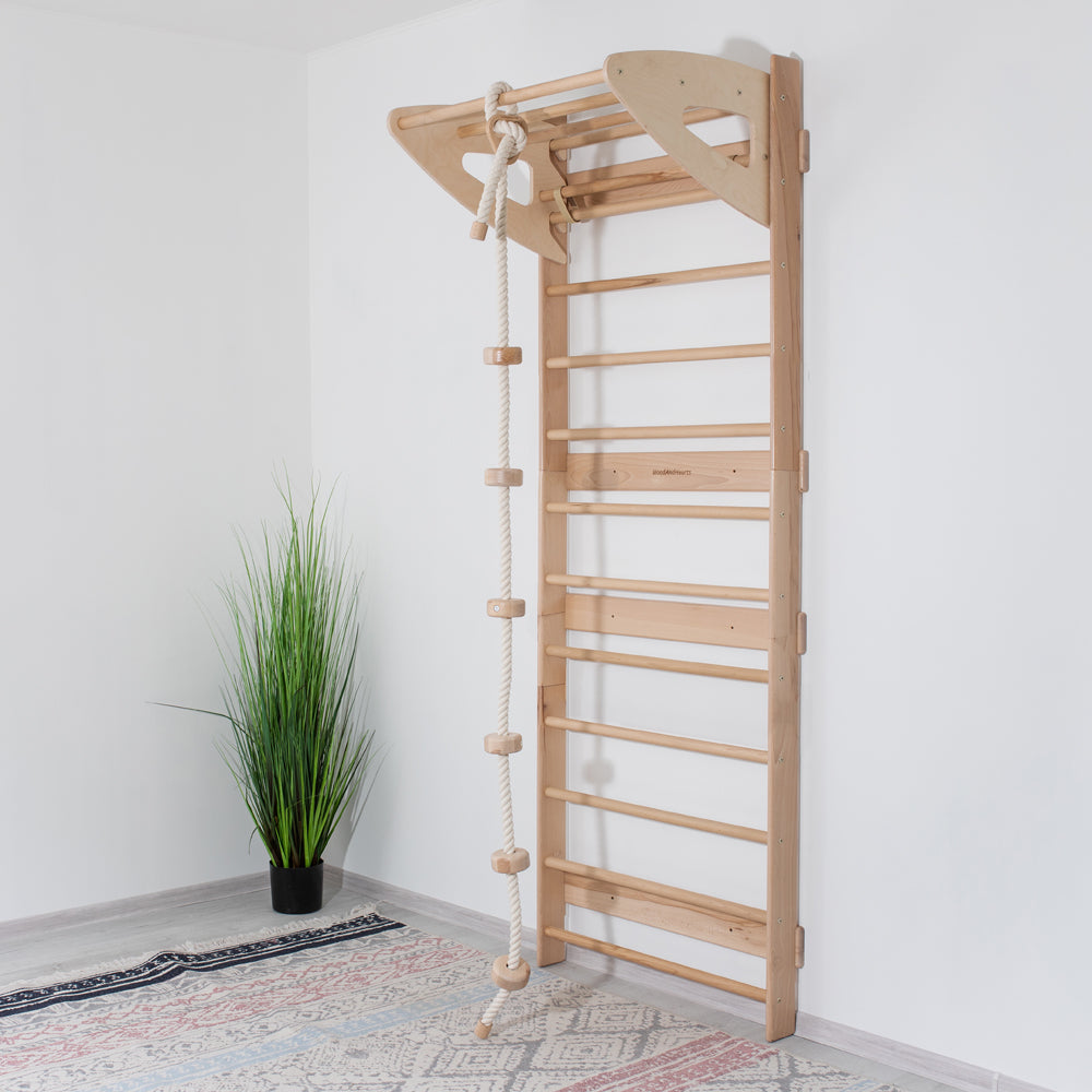 Swedish Wall Gym Set with Accessories