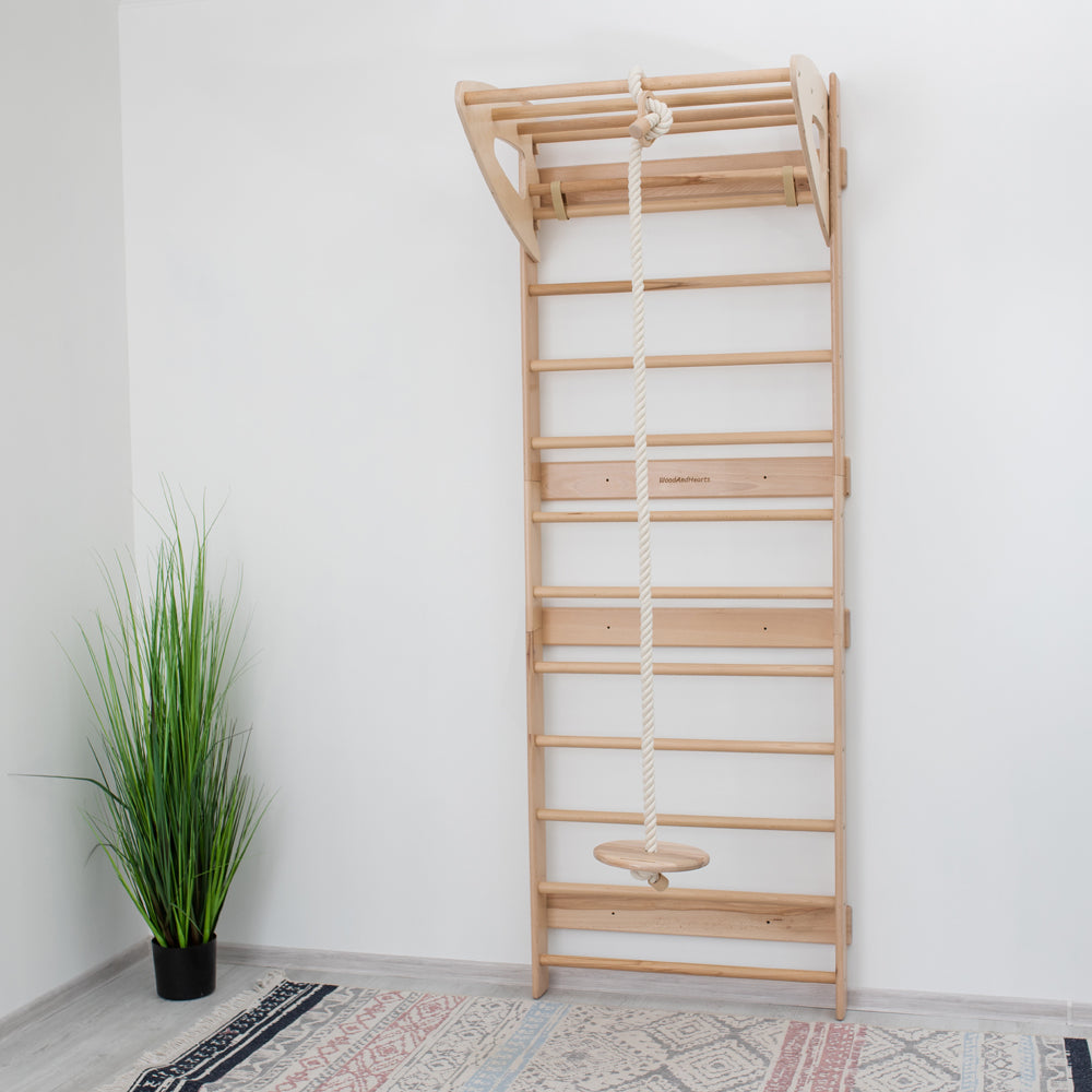 Swedish Wall Gym Set with Accessories
