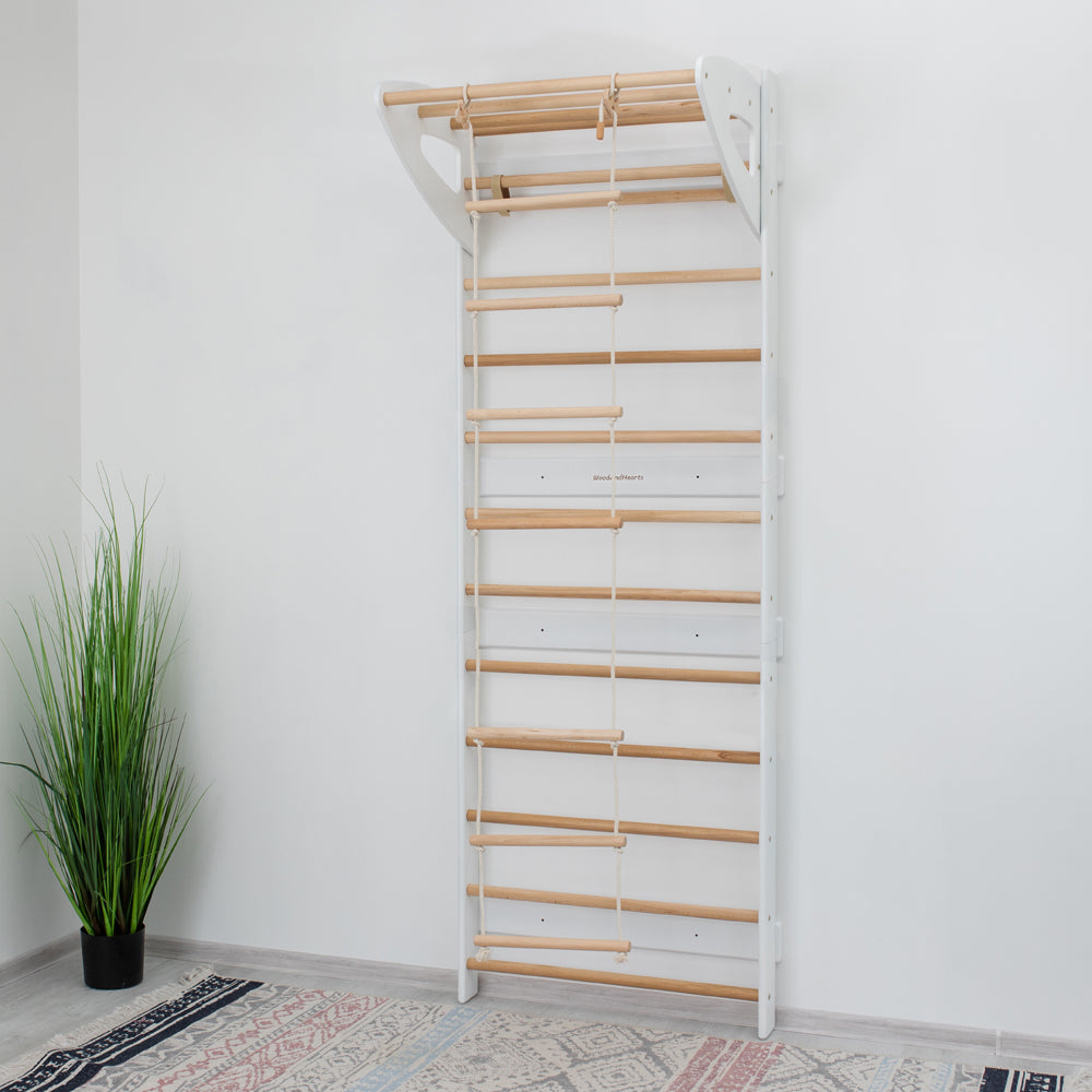 Swedish Wall Gym Set with Accessories