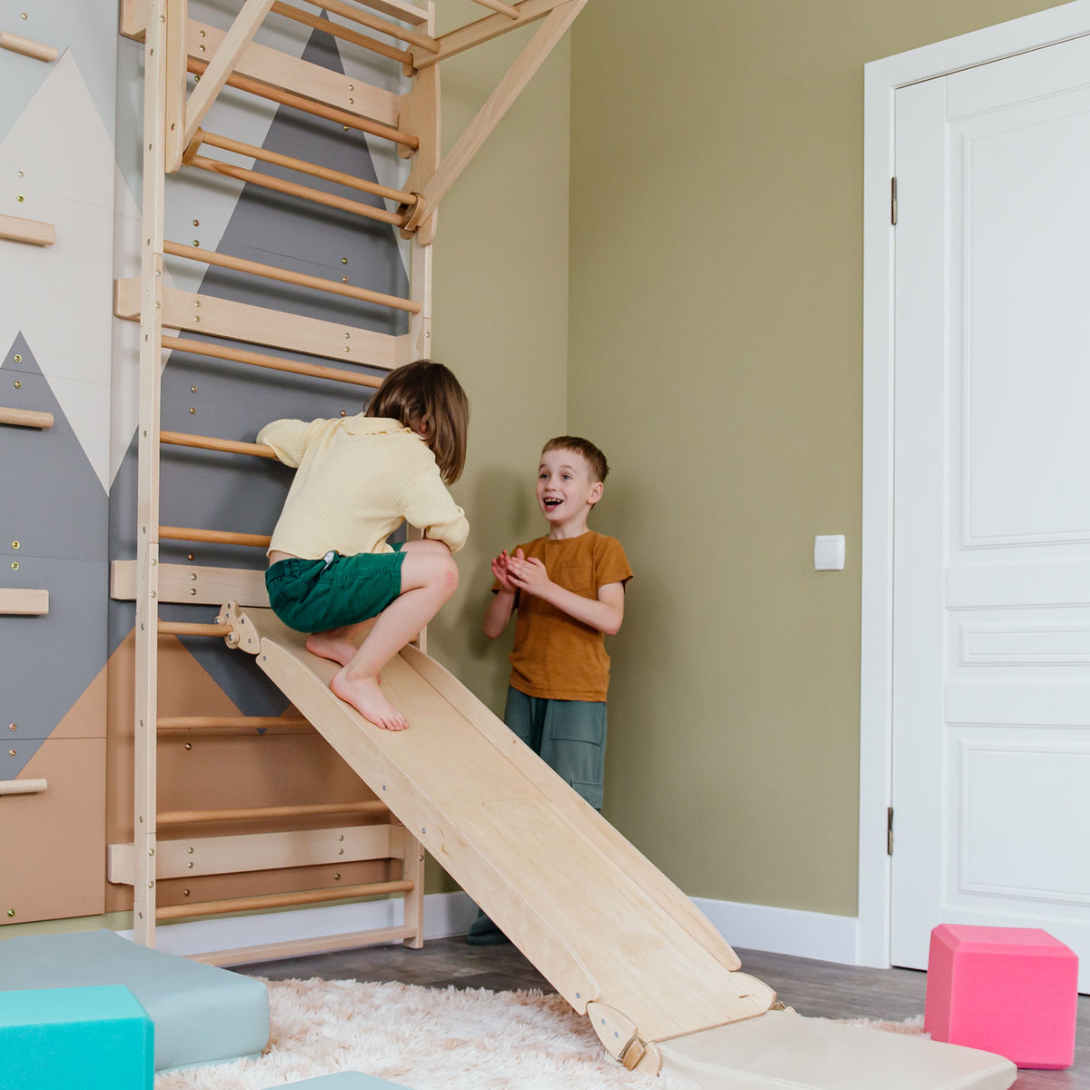Fun Ladder Playground Ladder and Mat: Accessories for Active Fun – woodandhearts