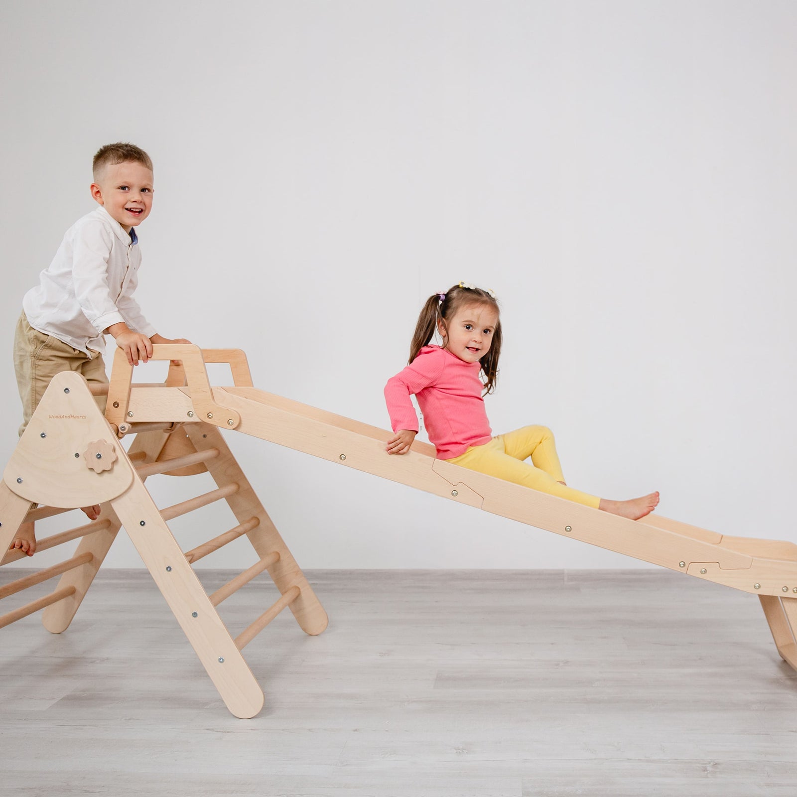 Wooden Climbing Set