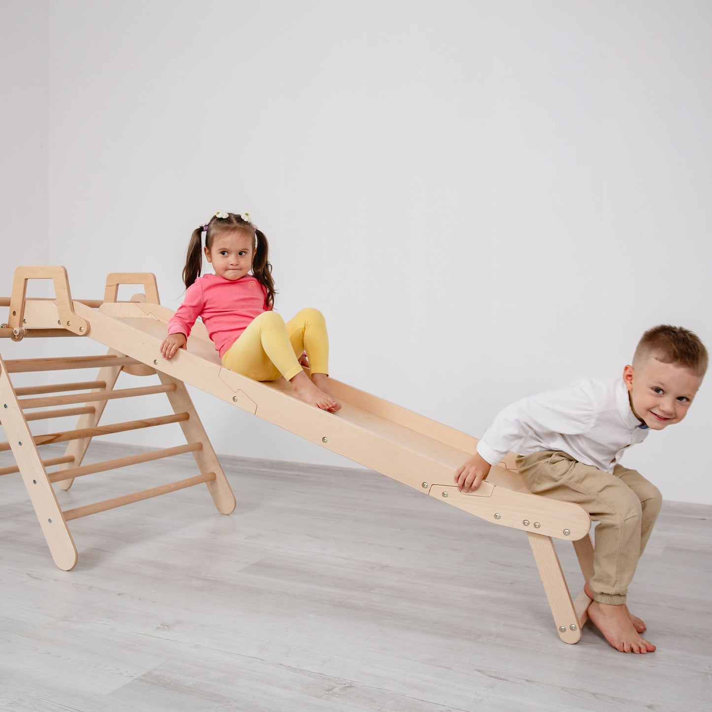 Wooden Climbing Set
