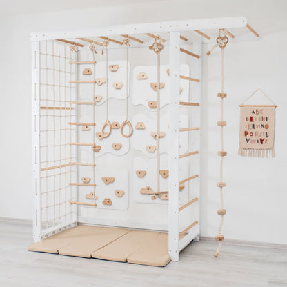 Monkey Bars with Swing Set