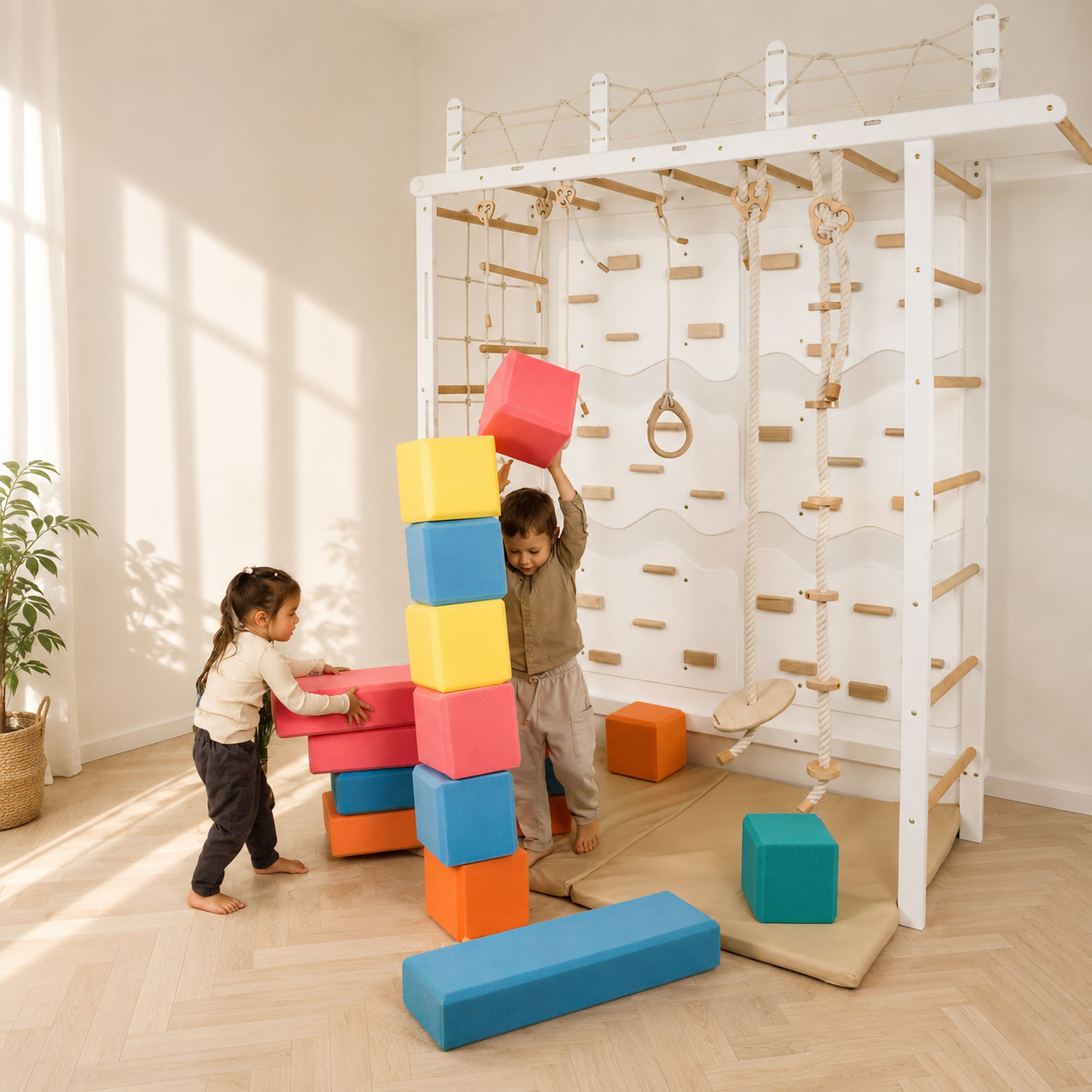 Playground Set with Monkey Bars