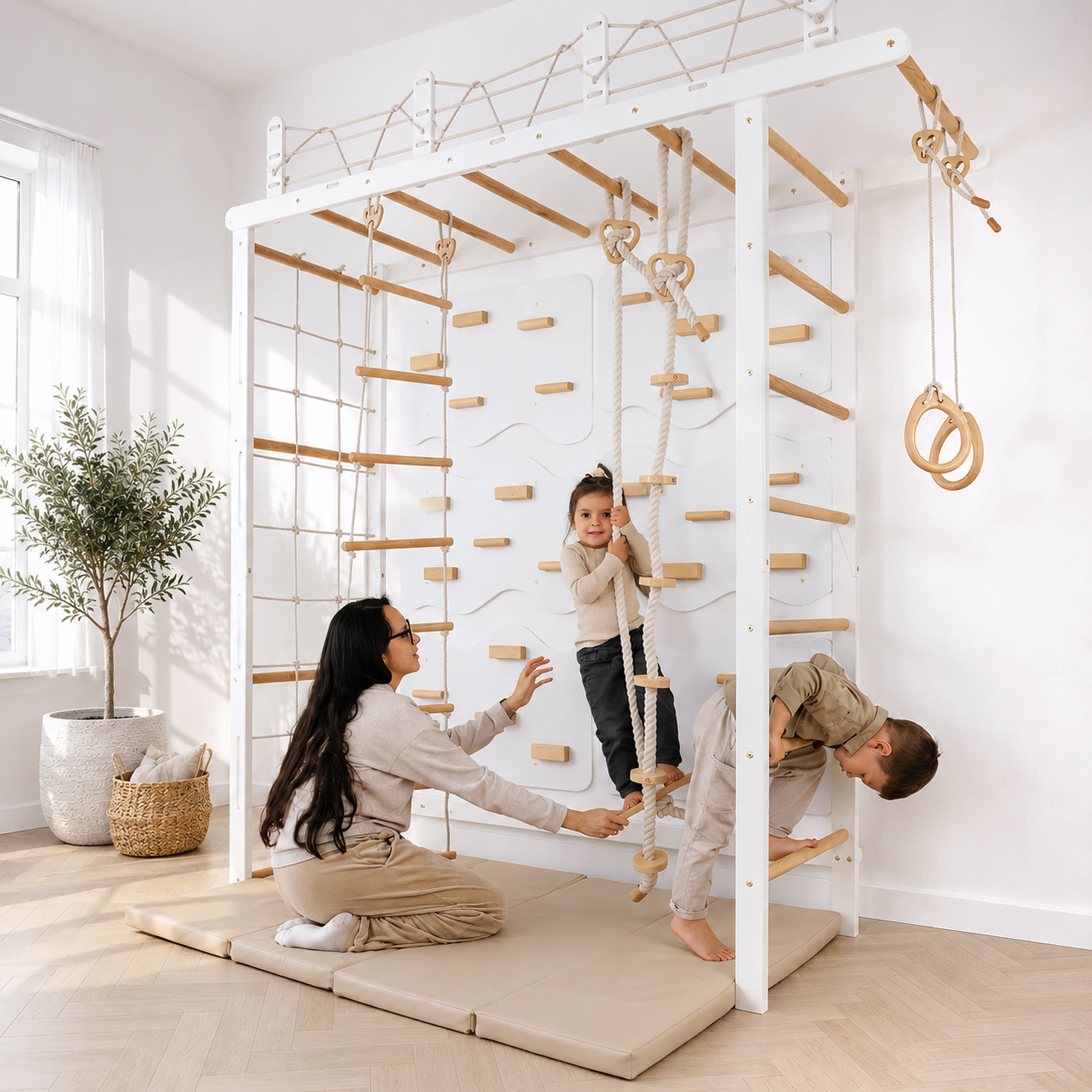 Playground Set with Monkey Bars