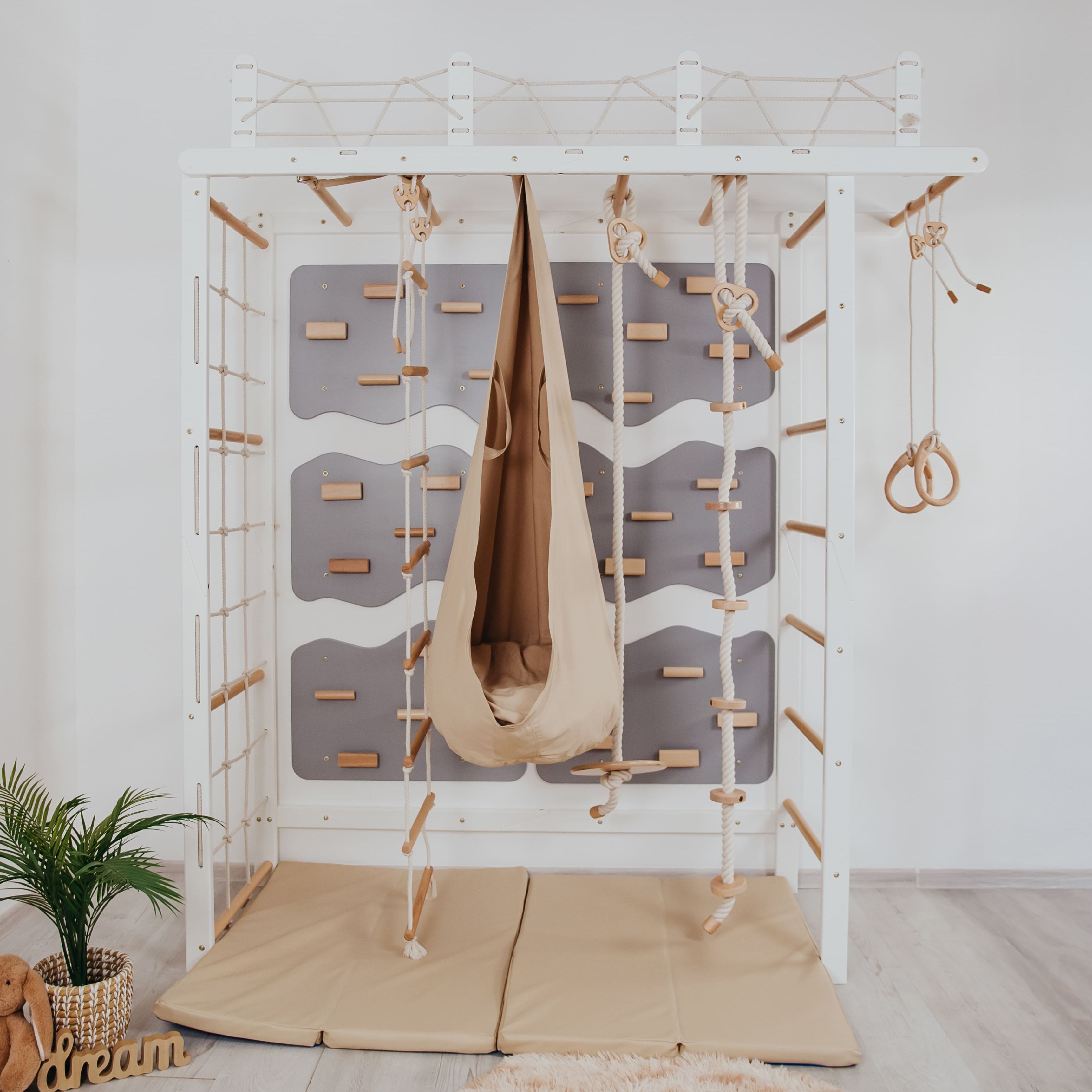 Climbing Indoor Playspace for Kids, Complete Climbing Set