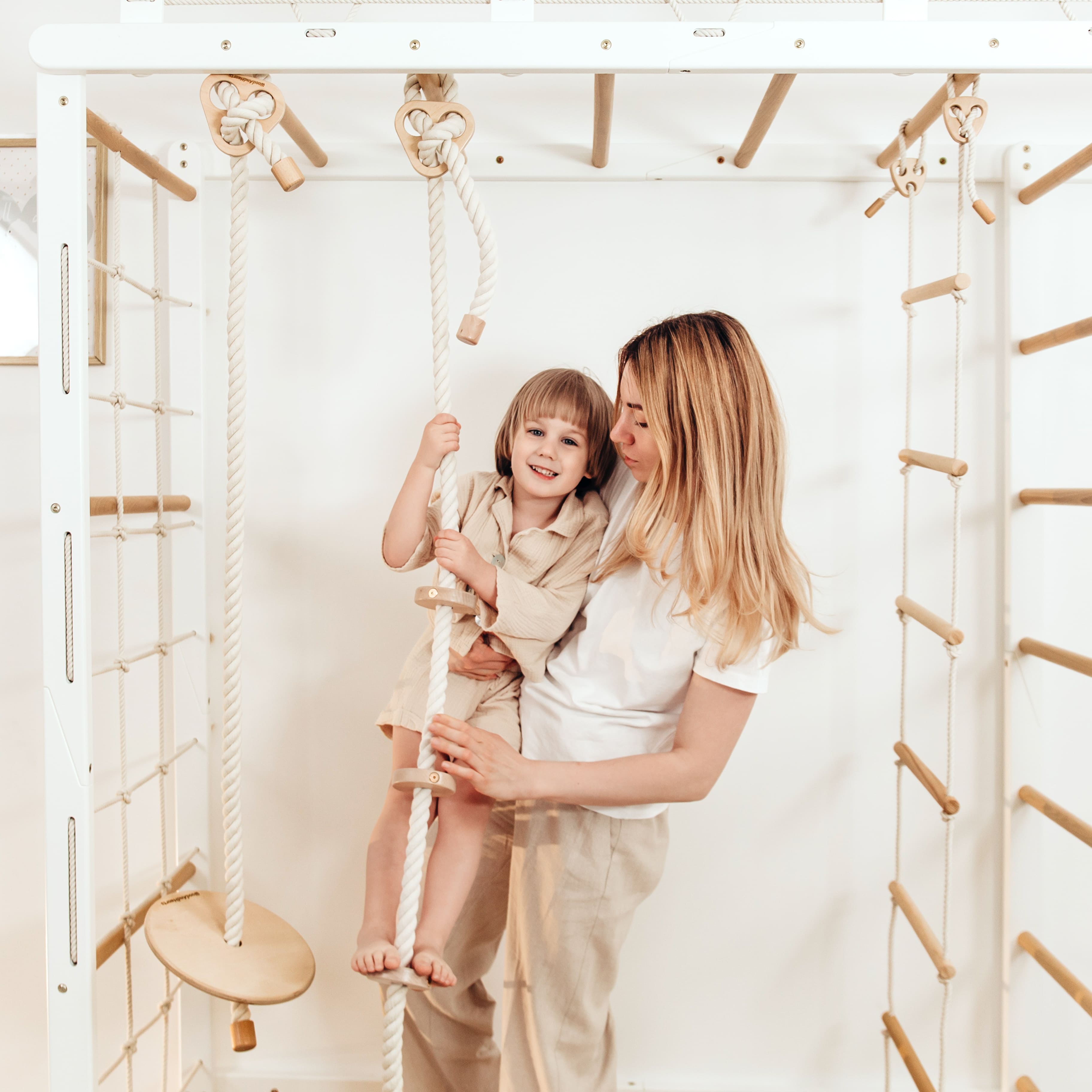 Wooden Climbing Gym